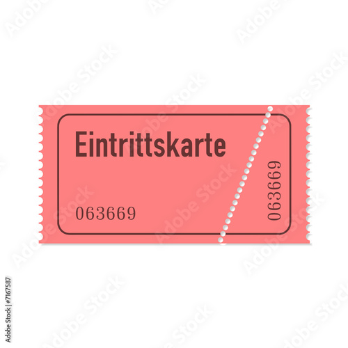 eintrittskarte