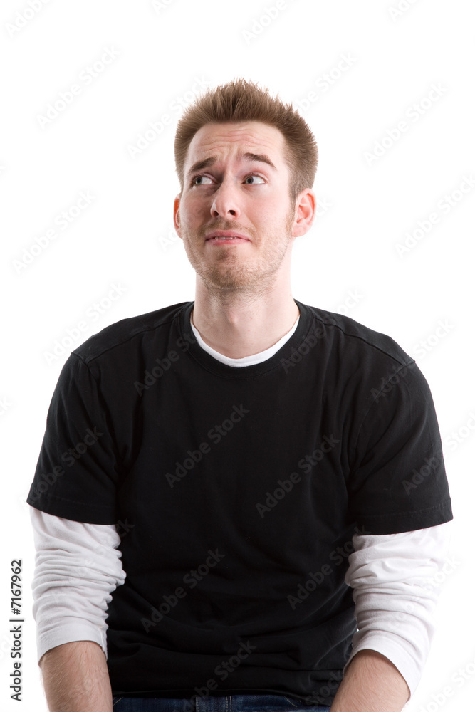 Casual caucasian man Casual caucasian man