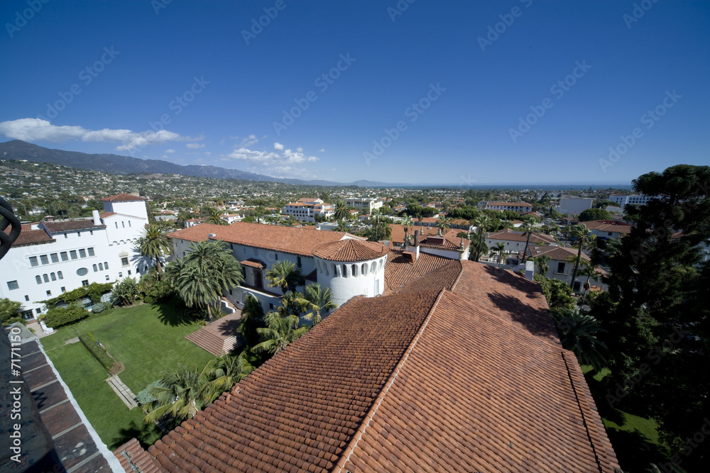 Santa Barbara from the Courthouse Building