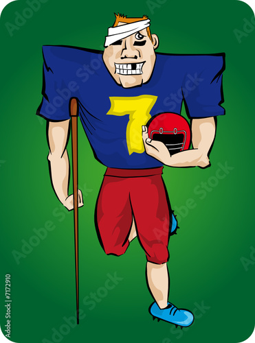 Lucky number seven - sport injury