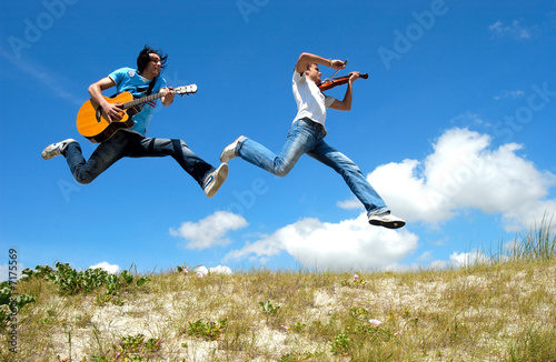 musiciens qui volent