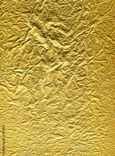 Gold wrapper paper texture