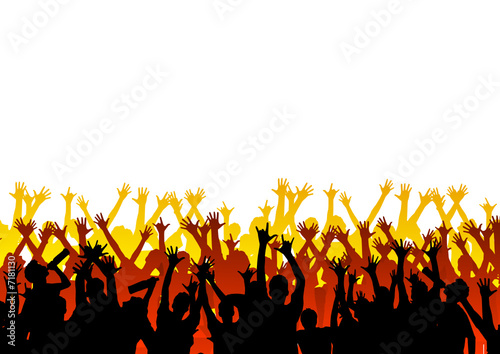 Happy people at discotheque