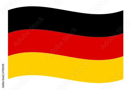 deutschland fahne welle