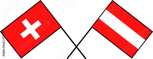 flag suisse et autriche 3