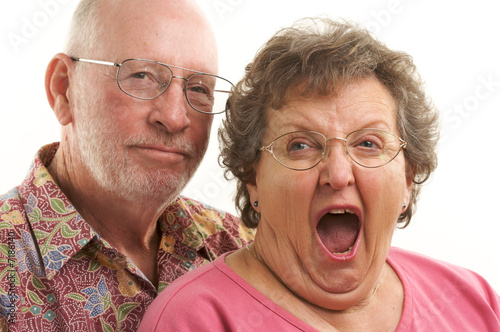 Happy Senior Couple (laughi...