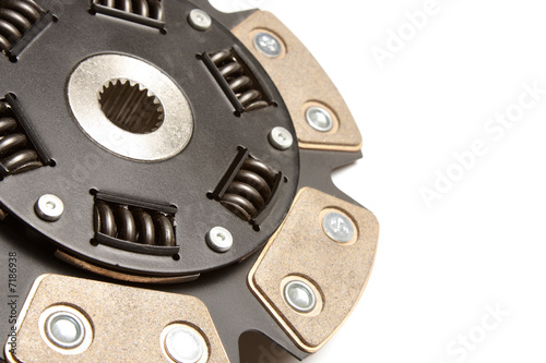 Car part - clutch on white background