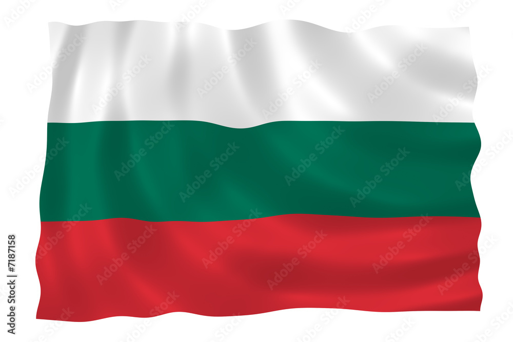 Obraz premium Bulgaria Flag