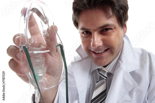 Male doctor or anesthetist