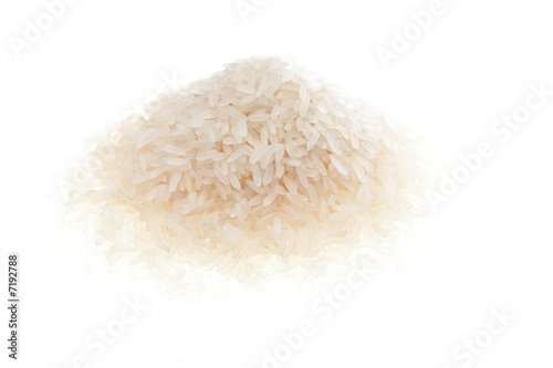 heap of white rice