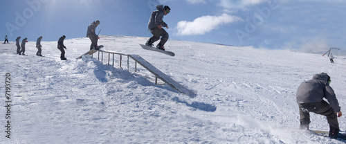 Snowboarding Sequence