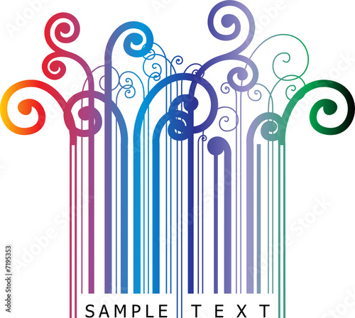 floral barcode