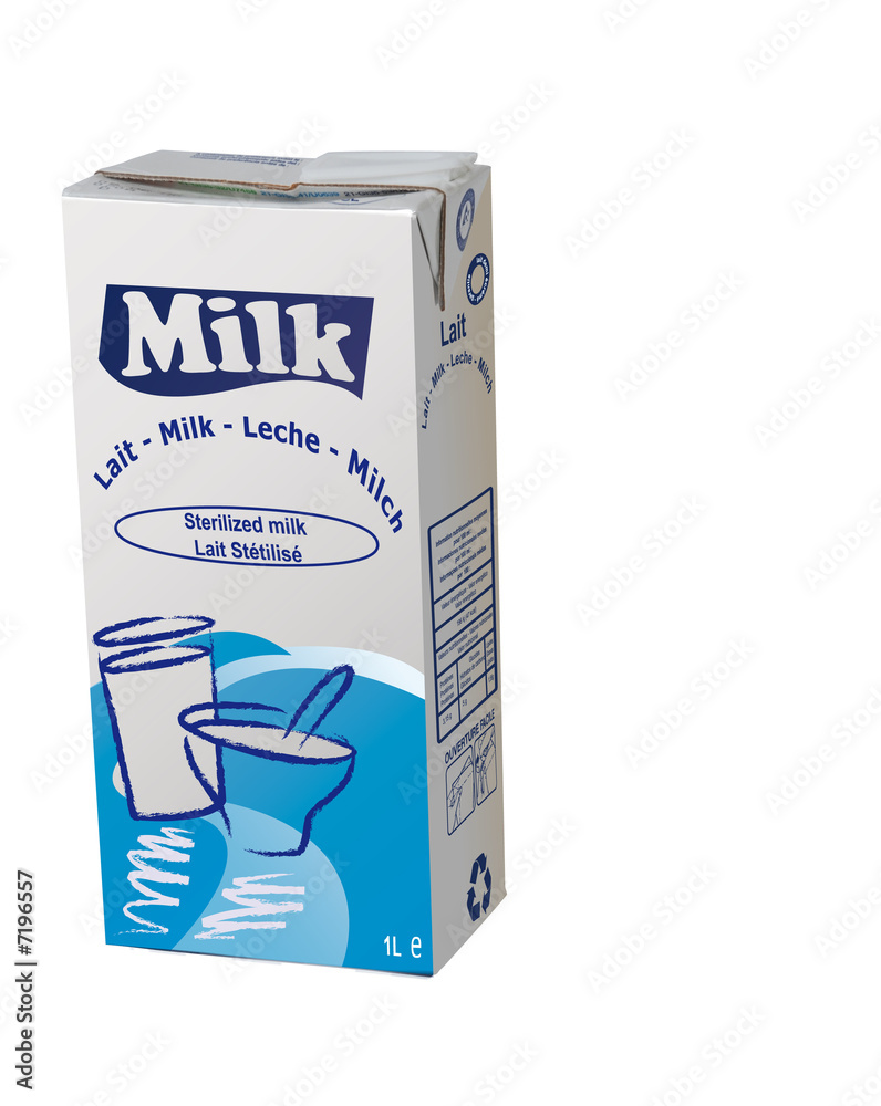 litre de lait - milk Stock Photo | Adobe Stock