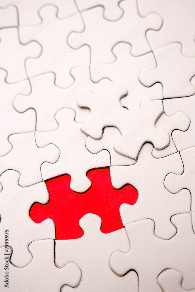Missing piece of puzzle Missing piece of puzzle