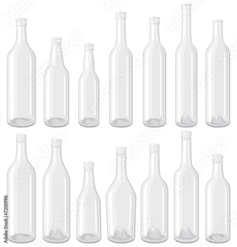 White bottle set