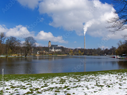 Schlosstein von Chemnitz mit Schloss photo