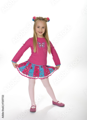 Cute Girl in Pink