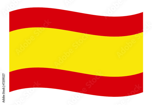 spanien fahne welle