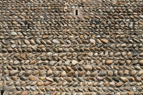 mur en galet