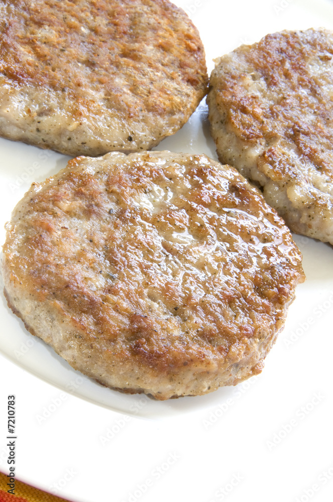 Fotografie pork sausage patties
