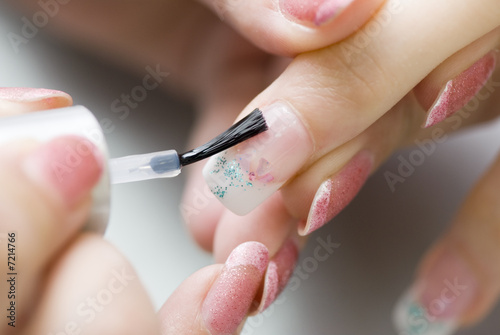 Fototapeta Artificial fingernails