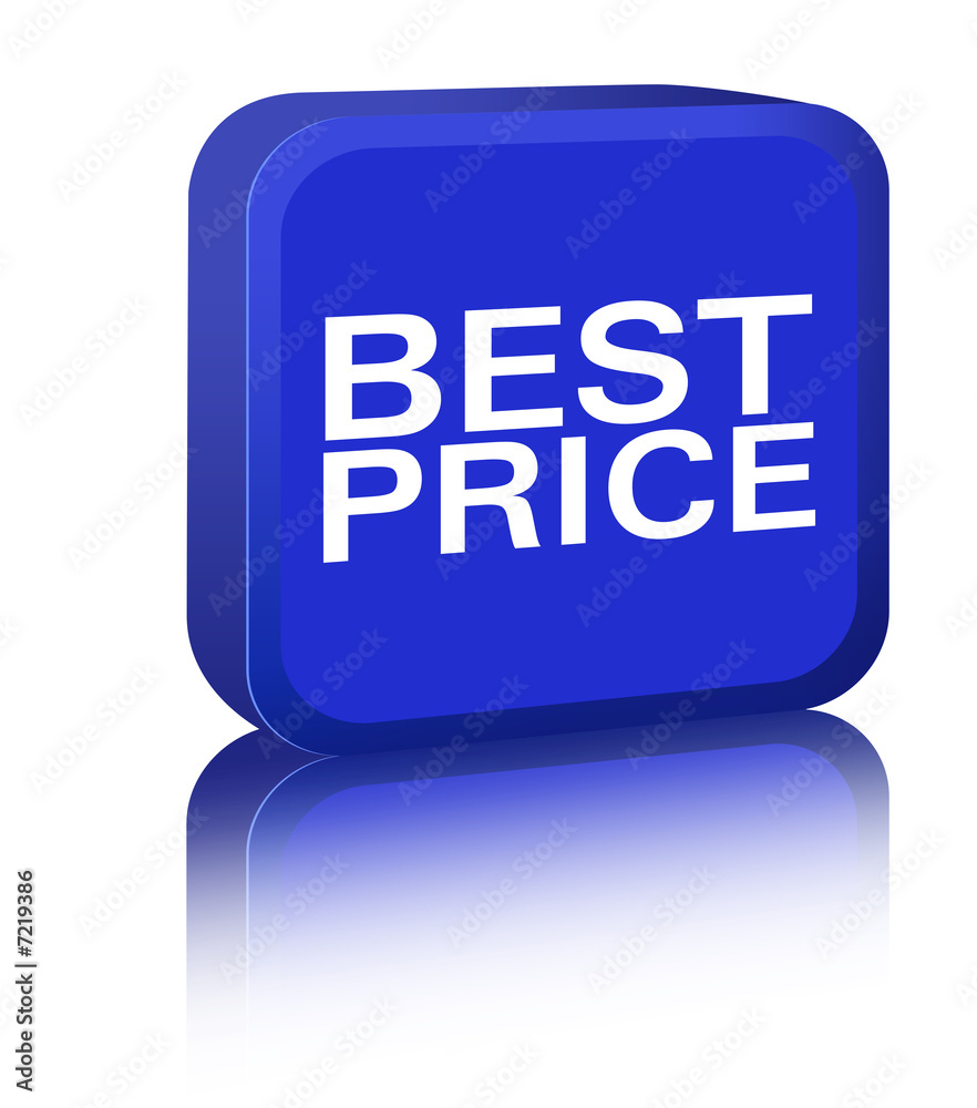 Best Price sign - blue Best Price sign - blue