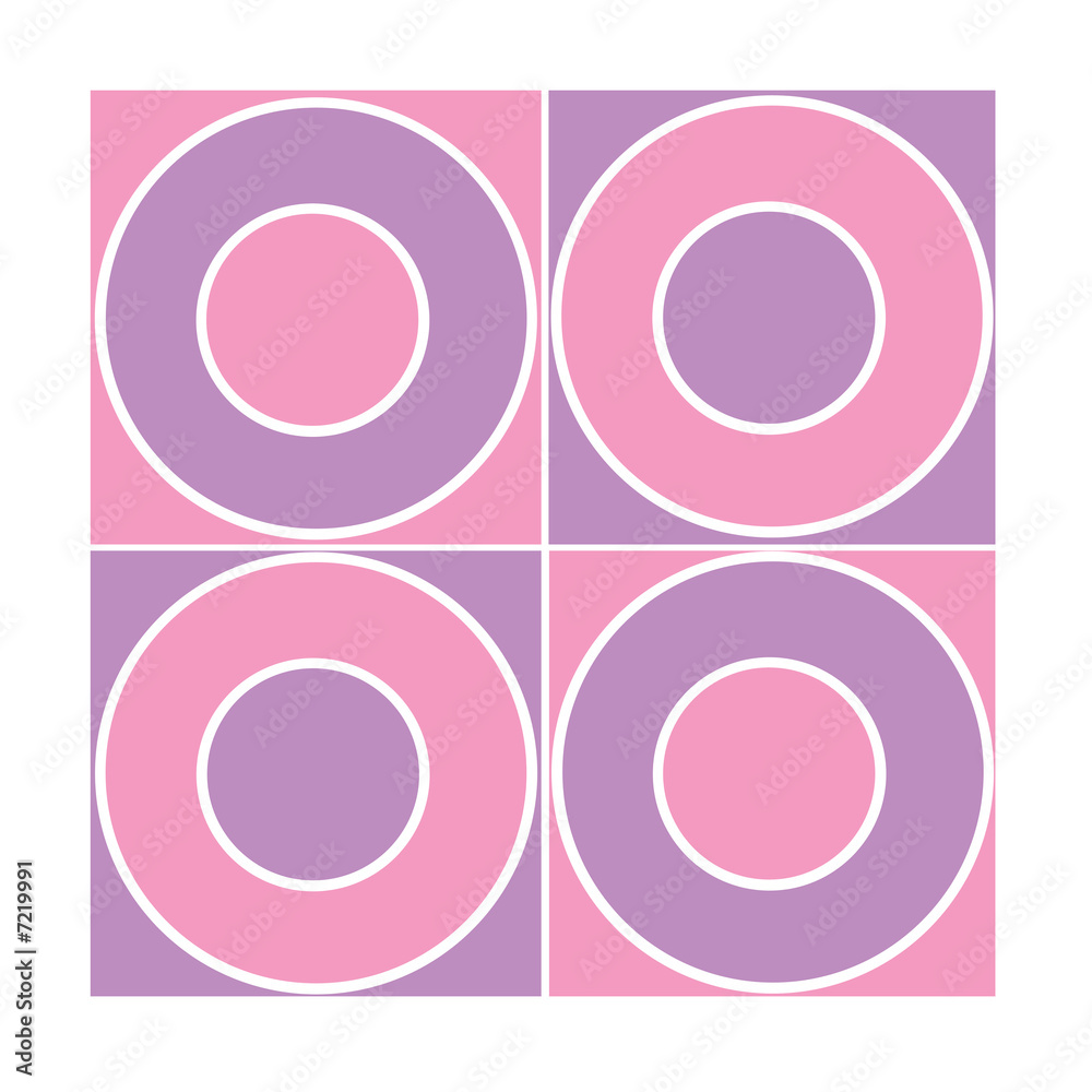 Seamless tile with purple/ pink circles Seamless tile with purple/ pink circles