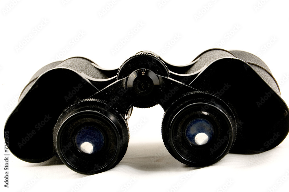 binoculars on white binoculars on white