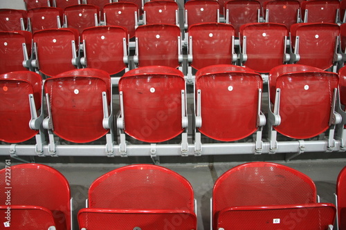 Canvas Print Stadionsitze
