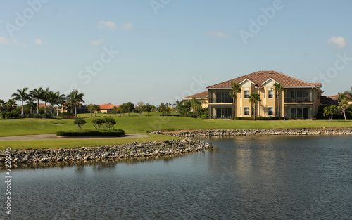 Condo on golf course and pond