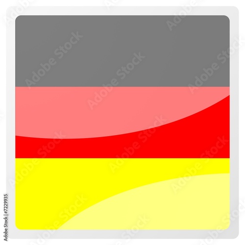 german flag aqua button