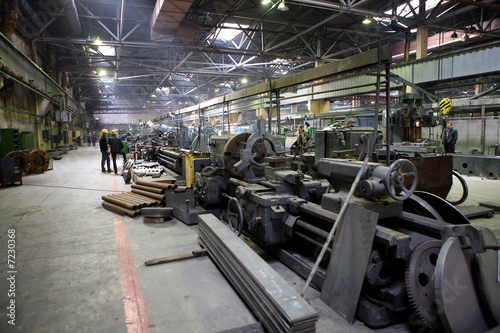 Old heavy factory