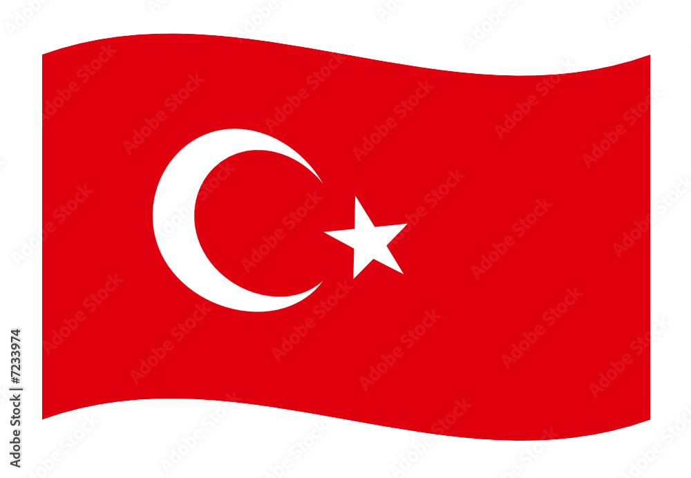 türkei turkey fahne welle