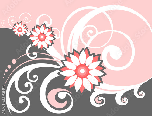 abstract floral background