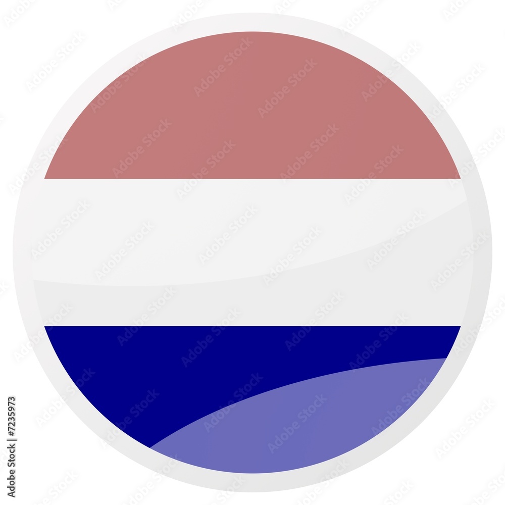 dutch round aqua button
