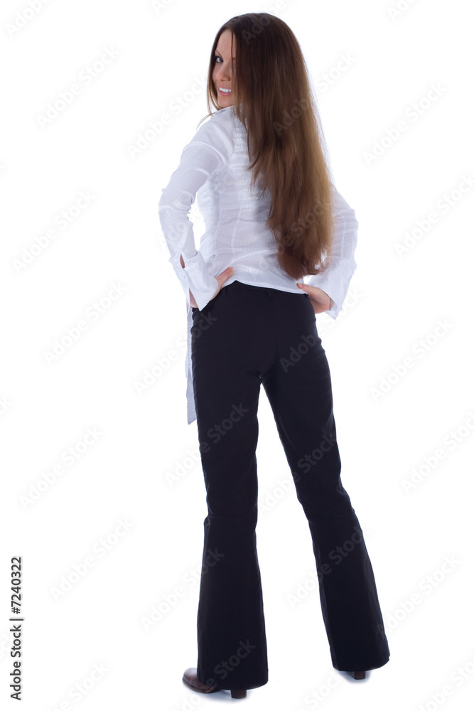 Obraz premium Brunette in business dress