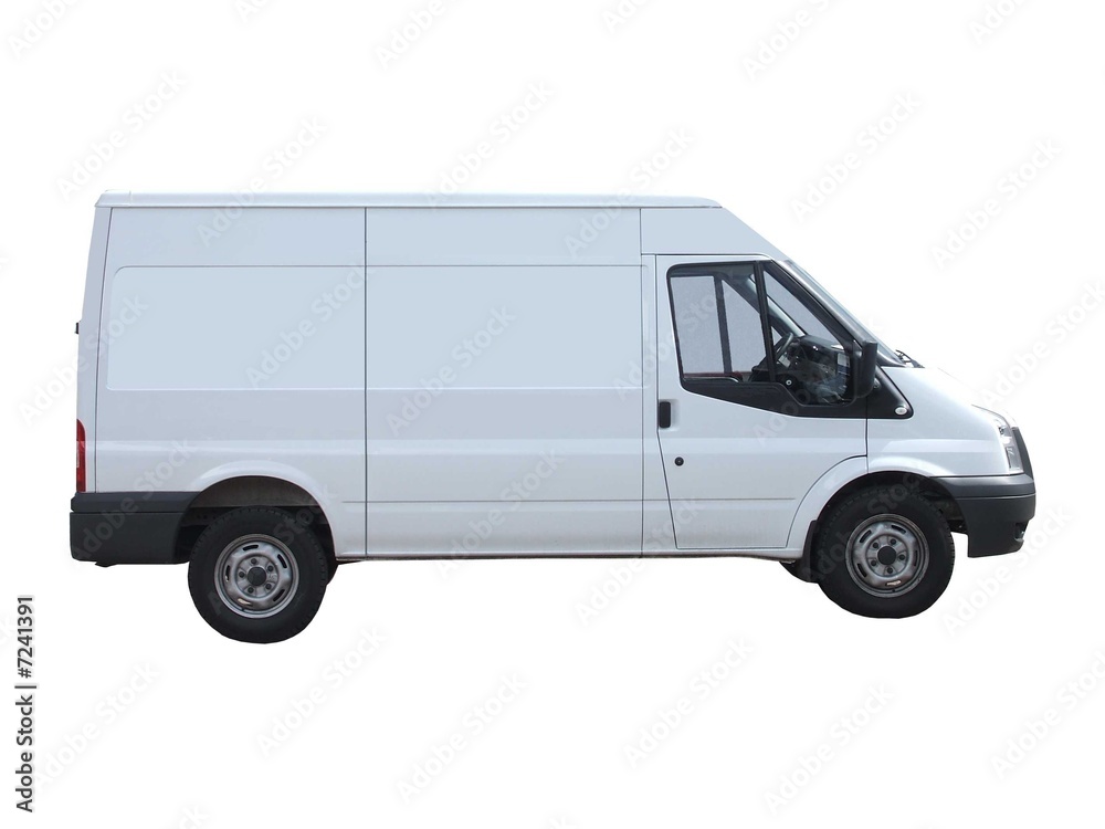A White Delivery Van.