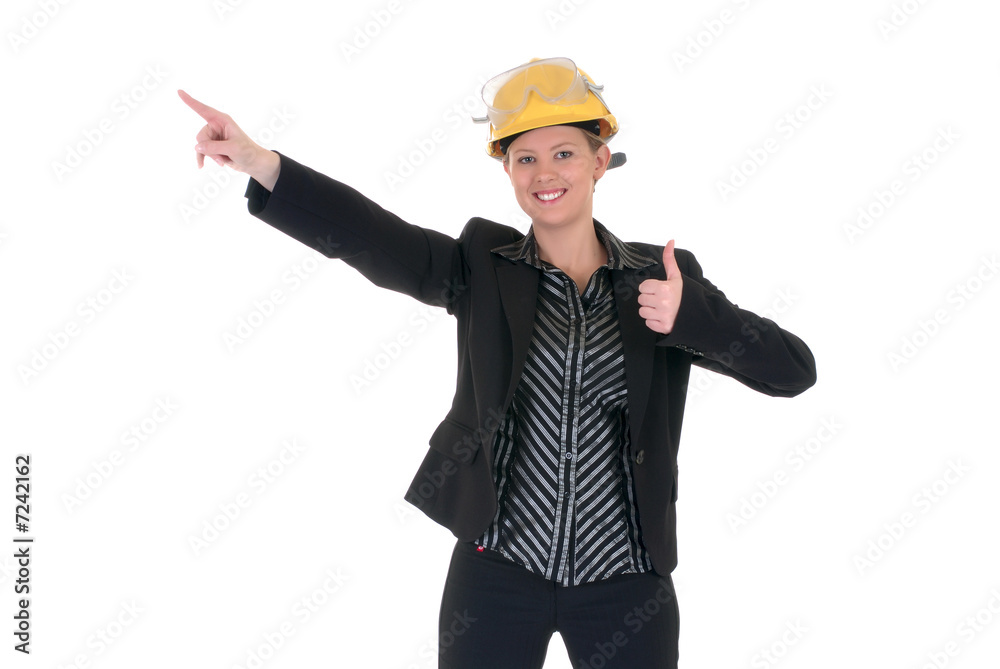 Construction supervisor woman Construction supervisor woman