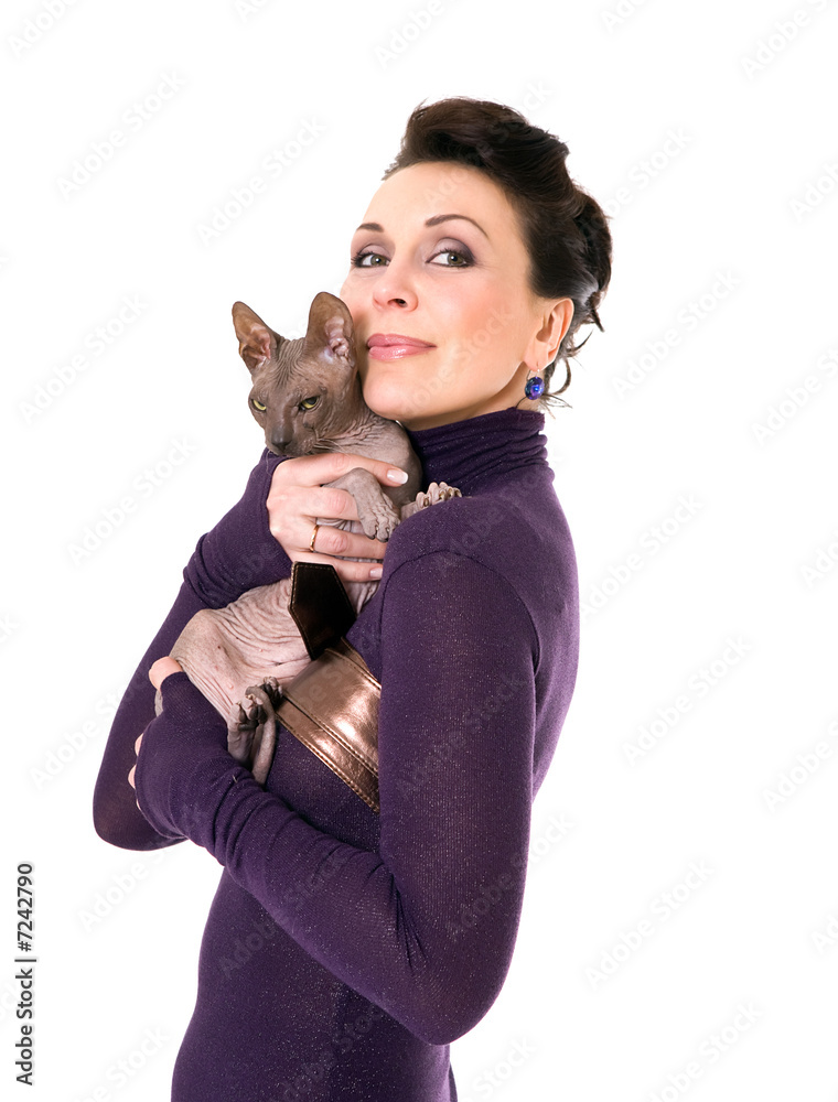 Obraz premium pretty model posing in studio