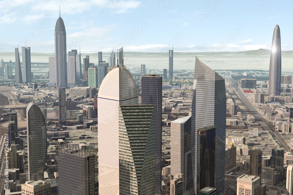 Obraz premium imaginary city 326