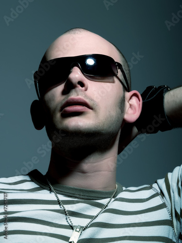Attractive man with sunglasses