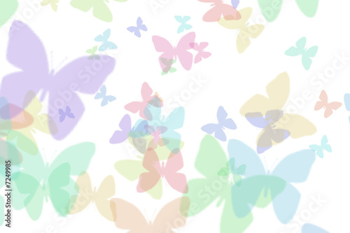fondo de mariposas en primavera
