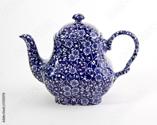 Photography Fancy Blue China Teapot