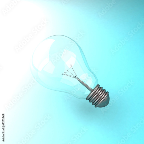 3d light bulb