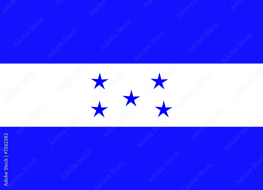 Naklejka premium drapeau honduras