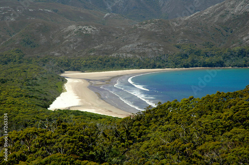 Isolated beach