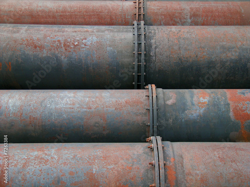 Rusty water pipes