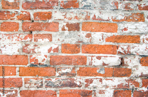 Aging brick wall