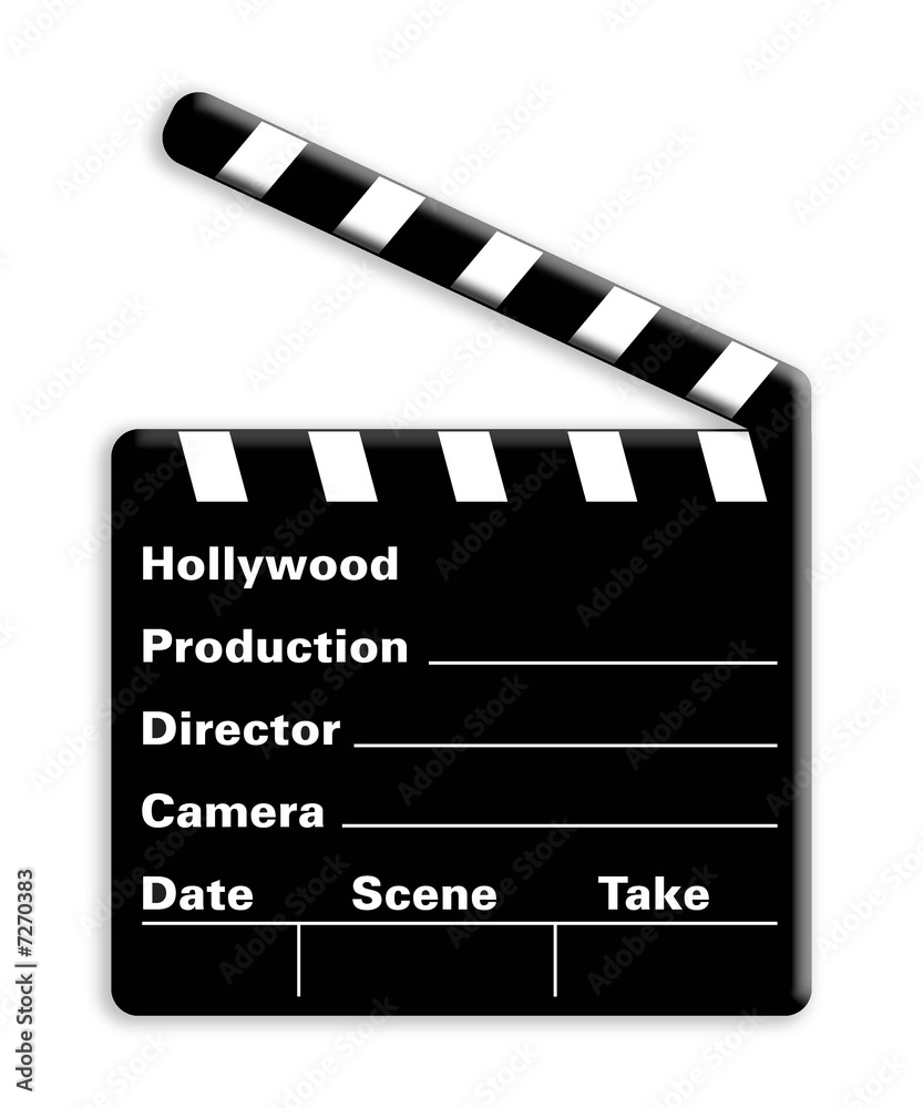 Fototapeta premium Hollywood Film Klappe
