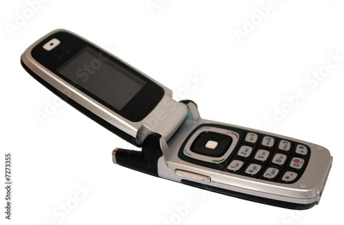 Mobile Phone with Flap Open